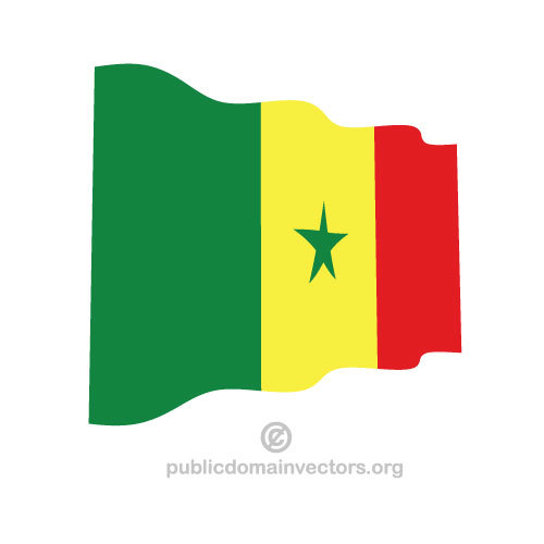 Vector bandeira de RepÃºblica do Senegal