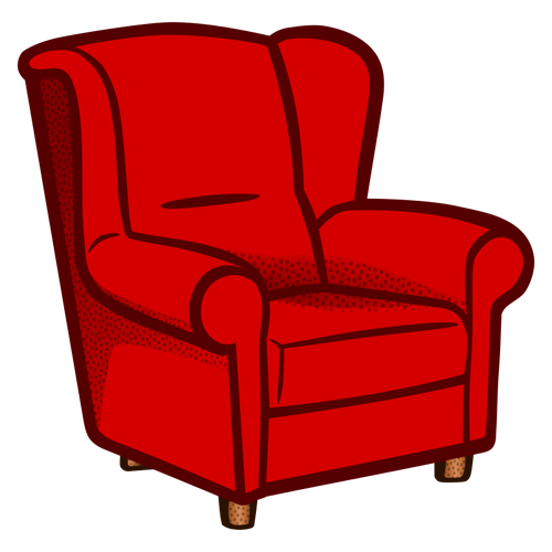 Gekleurde fauteuil