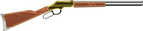 Image vectorielle de modÃ¨le de fusil de chasse