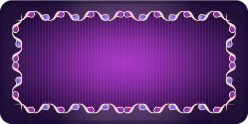 Clipart vetorial de fundo violeta com borda Retangular