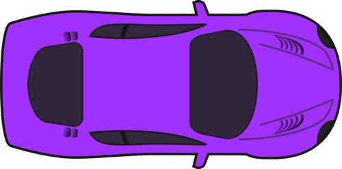 Paarse race auto vectorafbeeldingen