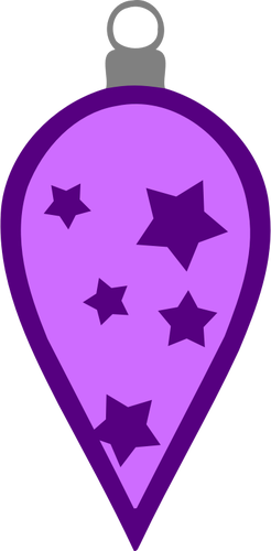 Simple purple bauble