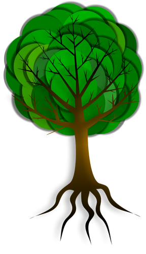 Immagine vettoriale albero