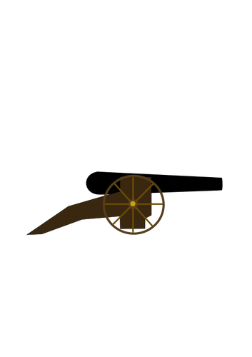 Cannon vector afbeelding