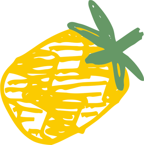 Croqui de abacaxi