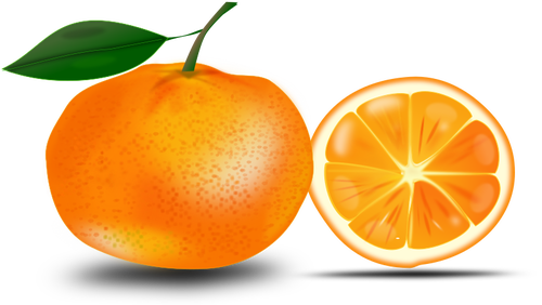 Arancia e una fetta