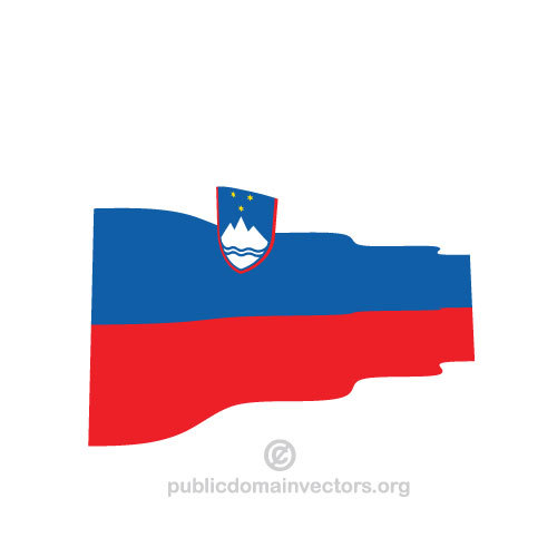 Slovenska vÃ¥giga vektor flagga