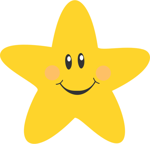Immagine sorridente di vettore della stella