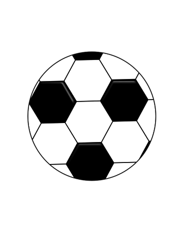 IlustraÃ§Ã£o em vetor de bola de futebol
