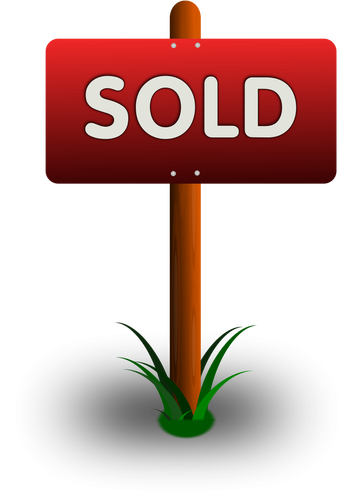 Sold Vector Sign