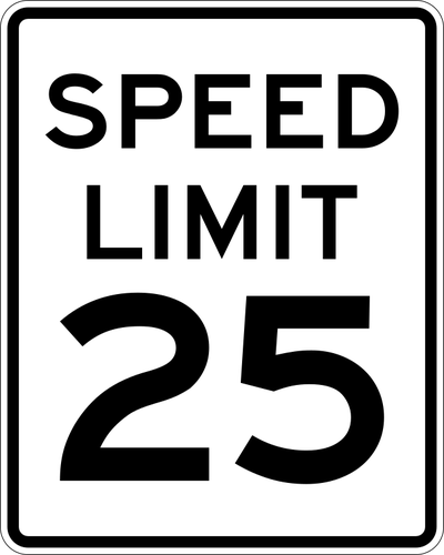 OmezenÃ­ rychlosti 25