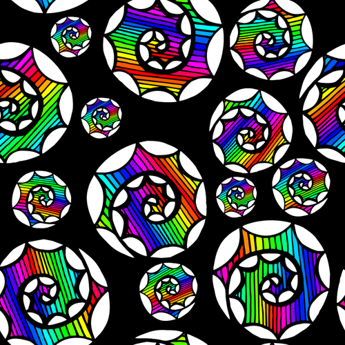 Spiral-Hintergrund in den Farben