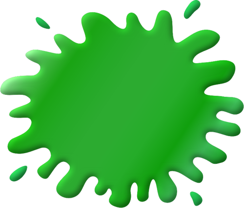 Immagine di vettore di verde dello splat