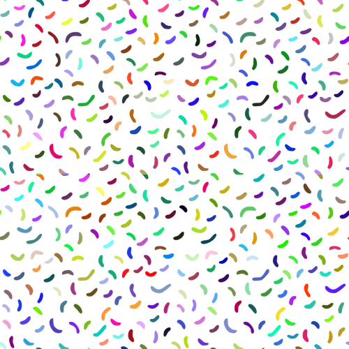 Colorful worms on white background