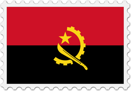 Angola bayraÄŸÄ± damgasÄ±
