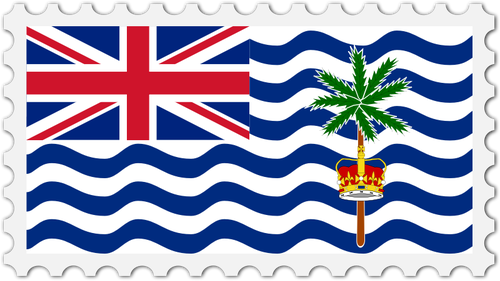 Vlag van het Brits territorium in de Indische Oceaan