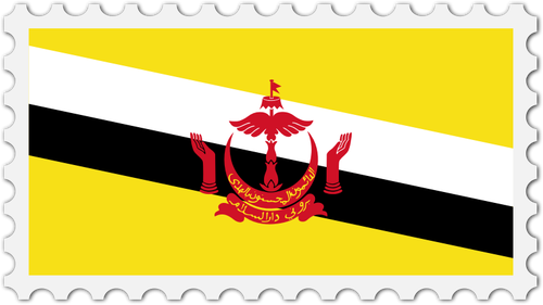 Cap bendera Brunei