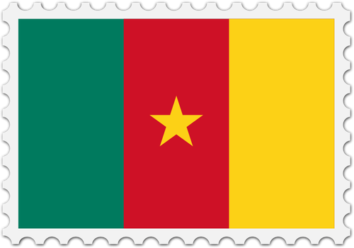 Åžtampila de drapelul Camerunului