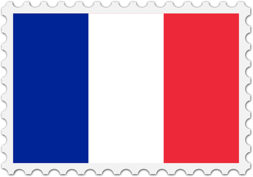 Selo de bandeira de FranÃ§a