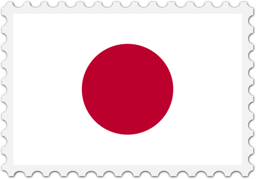 Sello de la bandera de JapÃ³n