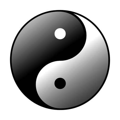 IlustraciÃ³n de vector de Yin y el Yang