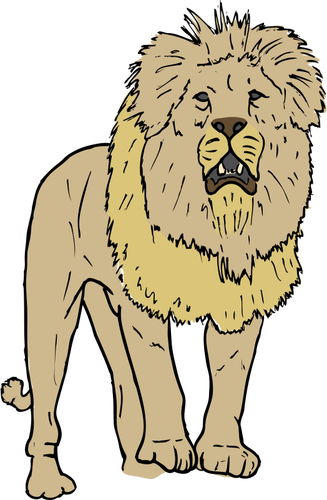 Lion illustrasjon