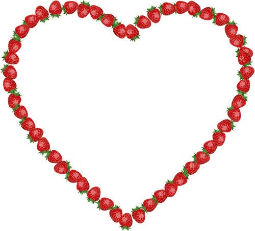 Erdbeer-Herz