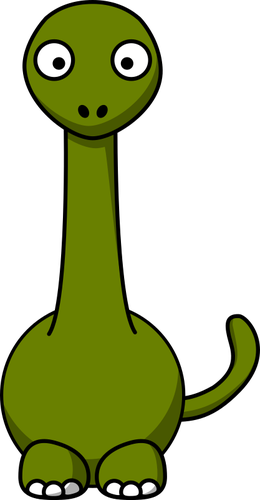 Cartoon-Bild eines Dinosauriers