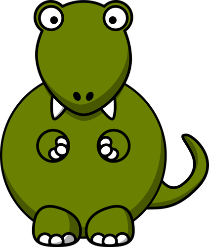Desenho animado imagem tyrannosaurus rex