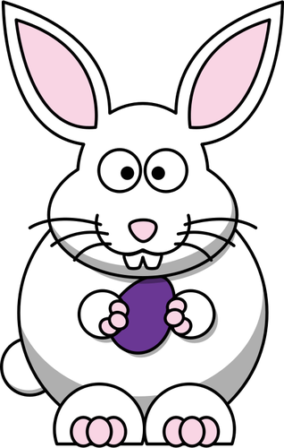 Immagine vettoriale di coniglio cartone animato