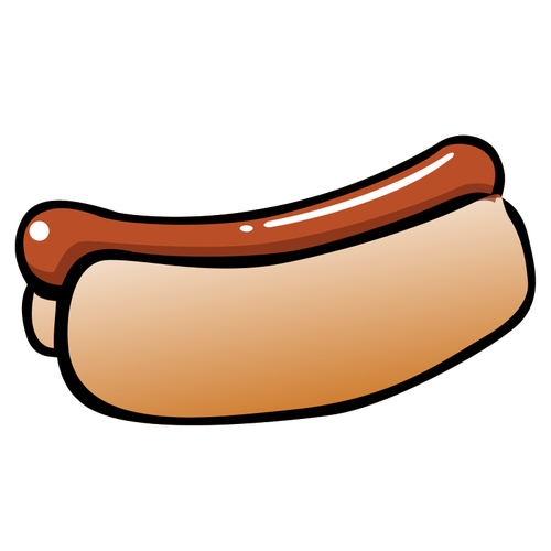 Hot dog vector imagine