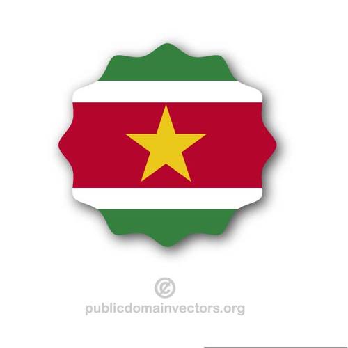 Bandeira do Suriname grÃ¡ficos vetoriais