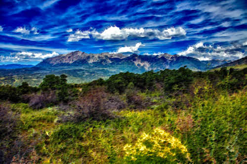 Paesaggio surreale di Colorado