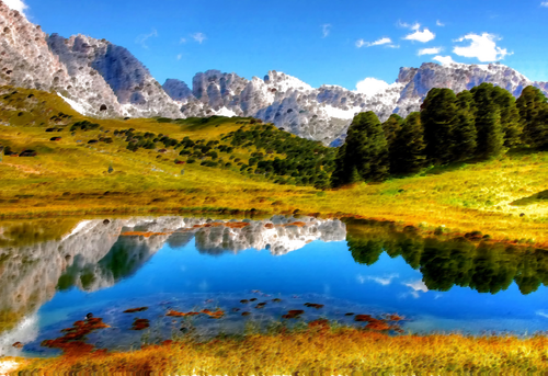 Surrealistyczne Alpy WÅ‚oskie