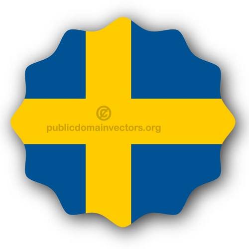 Bandeira sueca vector design