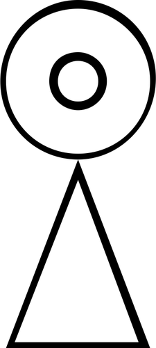 Bild av gamla Pluto symbol