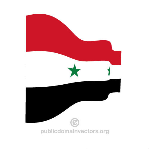 VÃ¥gig flagga Syrien