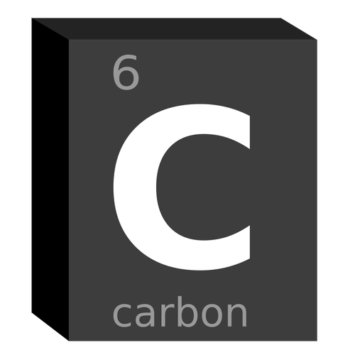 Carbon (C) simbolo