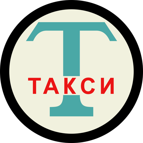 Vektorgrafik taxi emblem
