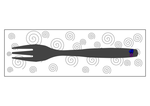 Fork with napkin