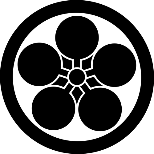 Desenho vetorial de emblema Tenrikyo