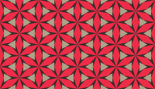 Red tessellation pattern
