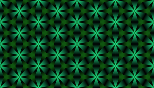 Tessellation dalam warna hijau vektor gambar