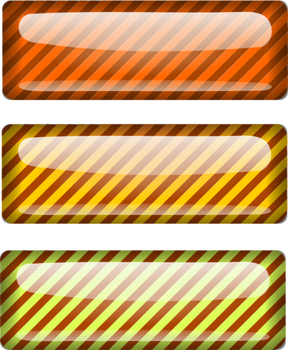 Trei dreptunghiuri colorate dezbrÄƒcat vector illustration