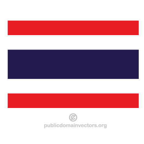 Vector bandeira da TailÃ¢ndia