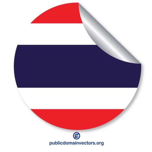 Thailand vlag sticker