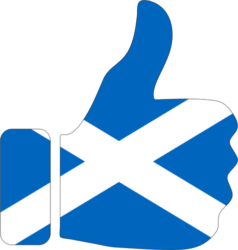 Thumbs up voor Schotland