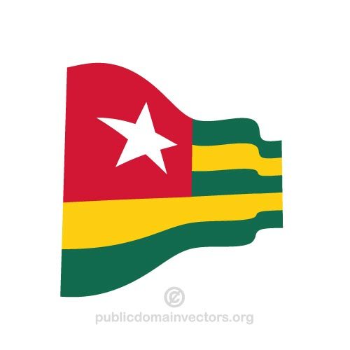 VÃ¥gig flagga Togo