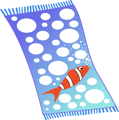 Illustrazione vettoriale di asciugamano