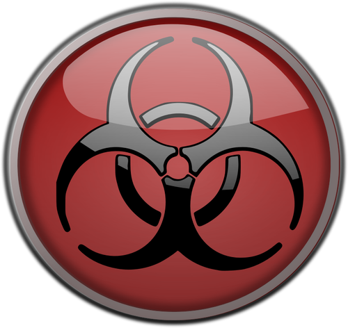 Vektor grafik biohazard symbol